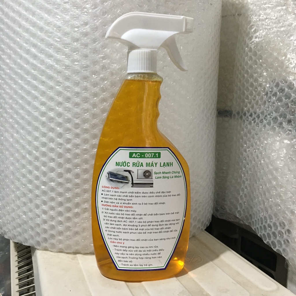 Nước rửa máy lạnh 007 [SÁNG BÓNG] Nước rửa dàn máy lạnh