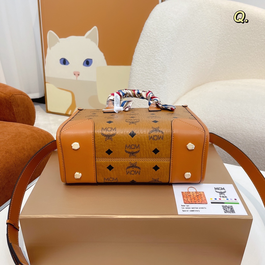 Mcm Túi Xách Tote Phong Cách Thời Trang Châu Âu Dành Cho Nữ