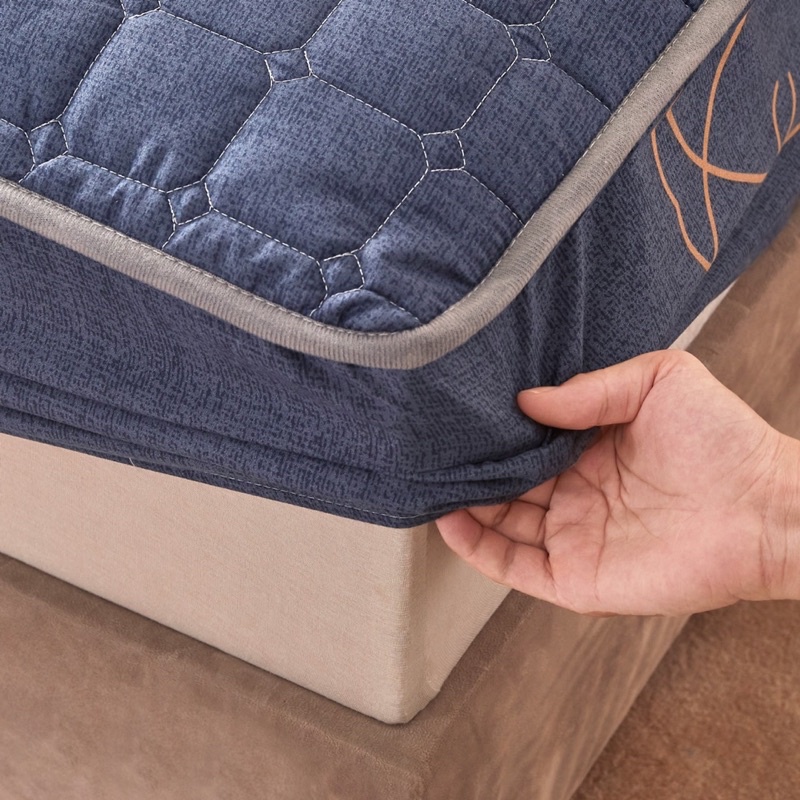 Thảm bọc đệm cotton chống thống kháng khuẩn thoáng mát phiên bản mẫu mới 2022