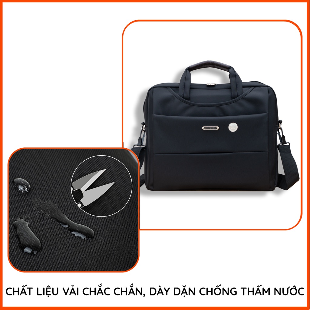 Cặp văn phòng - Cặp công sở chất liệu canvas chống thấm nước cao cấp thời trang nam nữ - ELITE - DAILY BAGS
