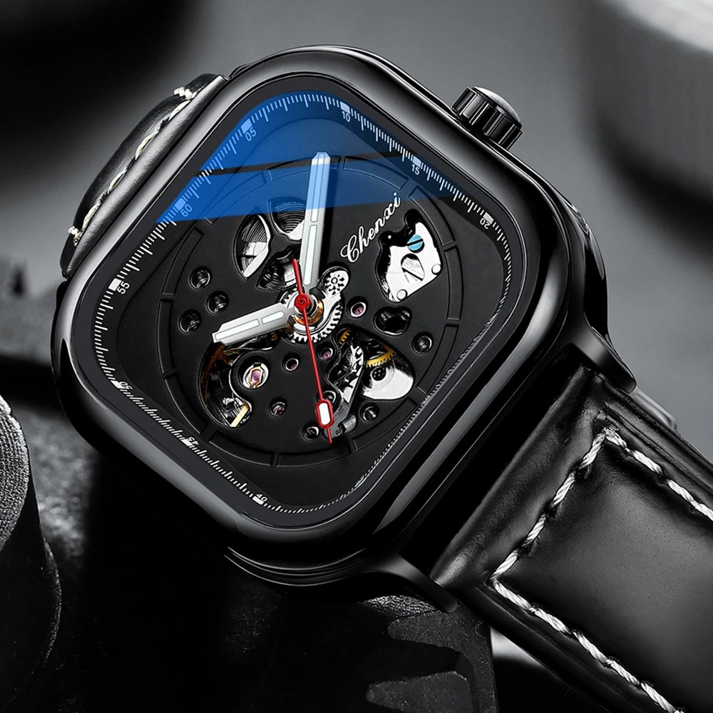 Đồng Hồ Cơ Tự Động Chexi Chống Thấm Nước Phong Cách Doanh Nhân Cho Nam