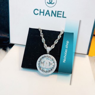 Dây chuyền Italy mặt Hiệu mạ bạch kim