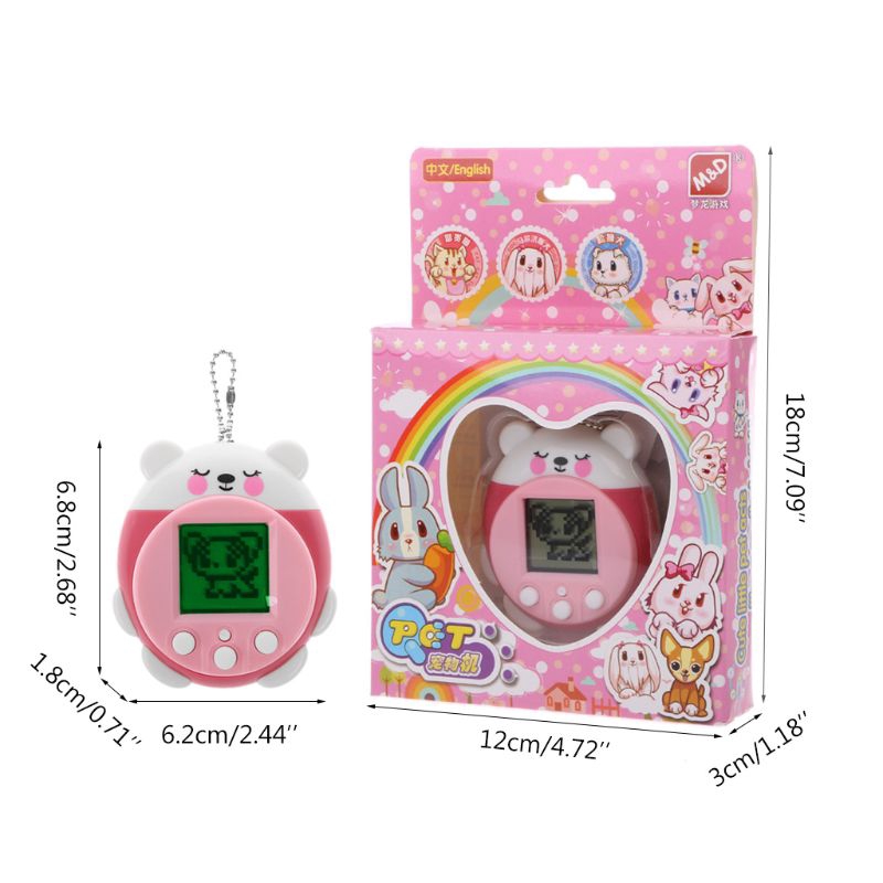 Máy Nuôi Thú Ảo Tamagotchi 90s 9 Thú Ảo