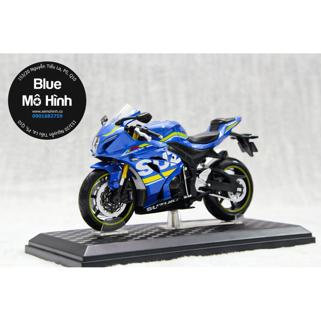 Blue mô hình | Xe mô hình mô tô Suzuki GSX R1000 New 1:12