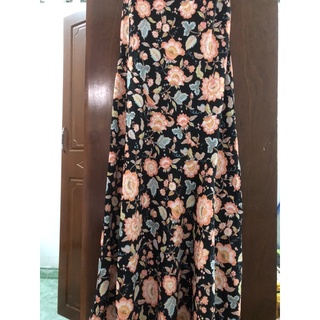váy maxi lụa f21