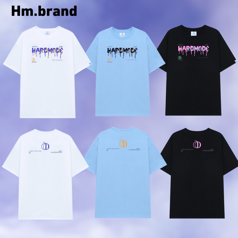 DRIPPING PAINT TEE. Áo thun from rộng nam nữ