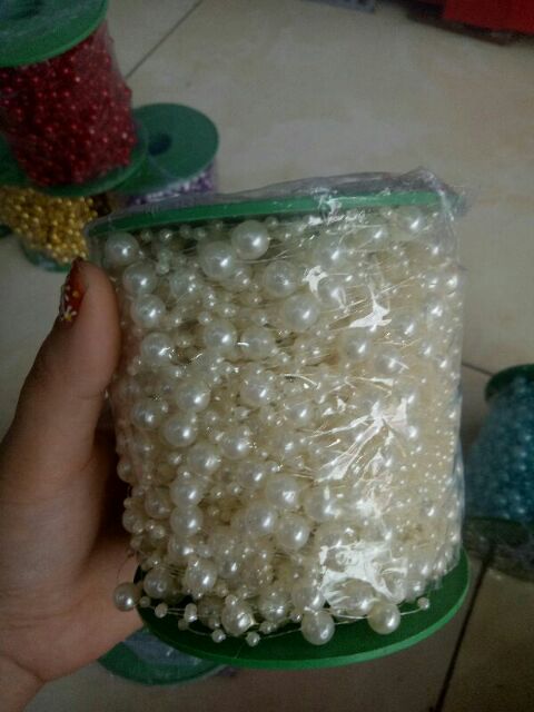 Nguyên liệu làm bó hoa cưới bằng hạt cườm