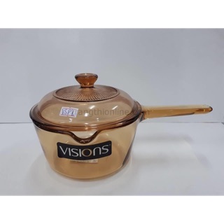 NỒI THUỶ TINH VISIONS VSP-1 DUNG TÍCH 1LÍT CÓ TAY CẦM NHẬP KHẨU PHÁP