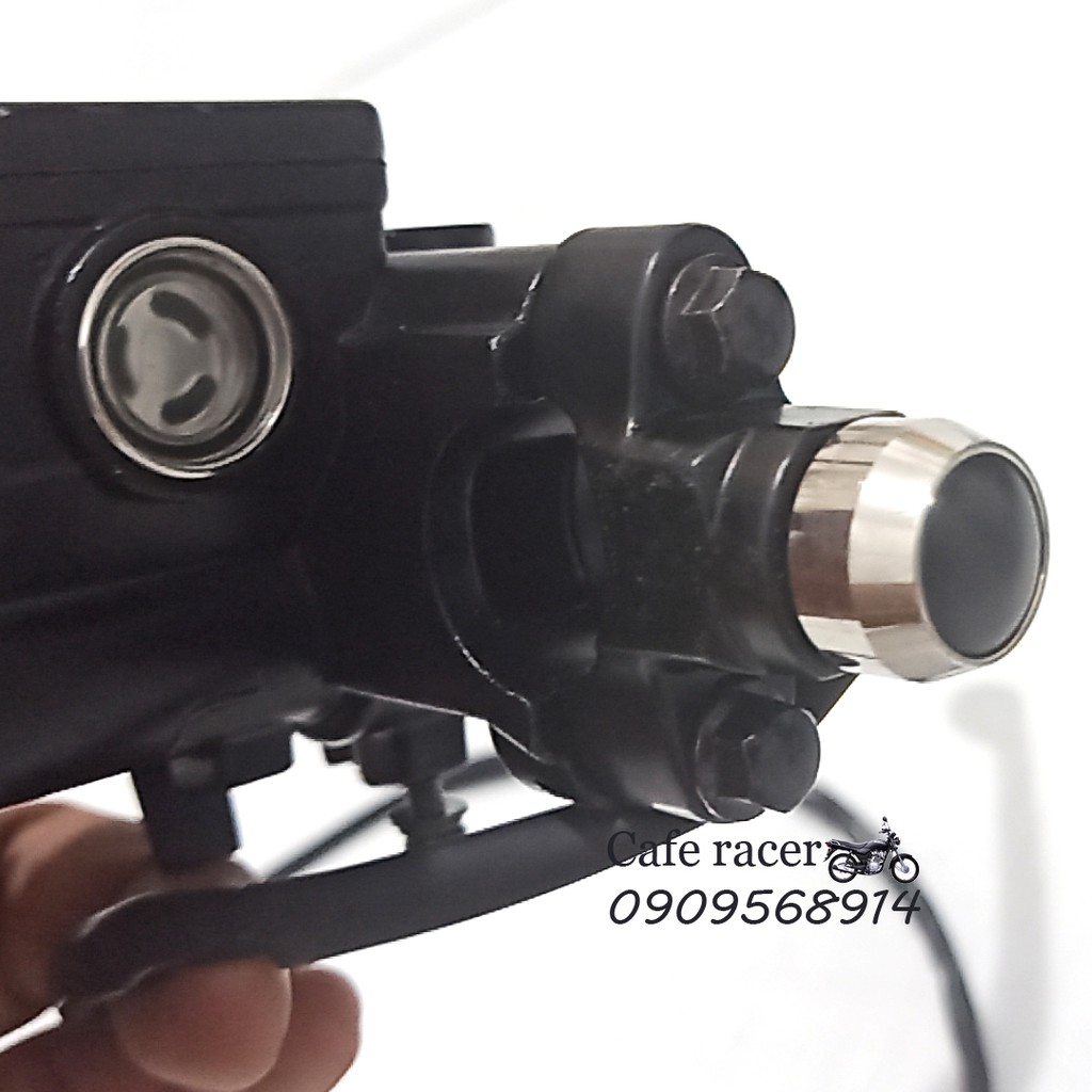 Công tắc đèn trợ sáng nhôm lắp cùm ghi đông 22mm on-off hoặc passing