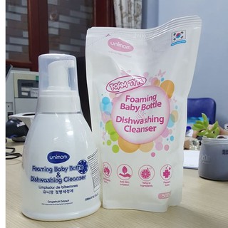 Nước rửa bình sữa UNIMOM 500ml (dạng chai)