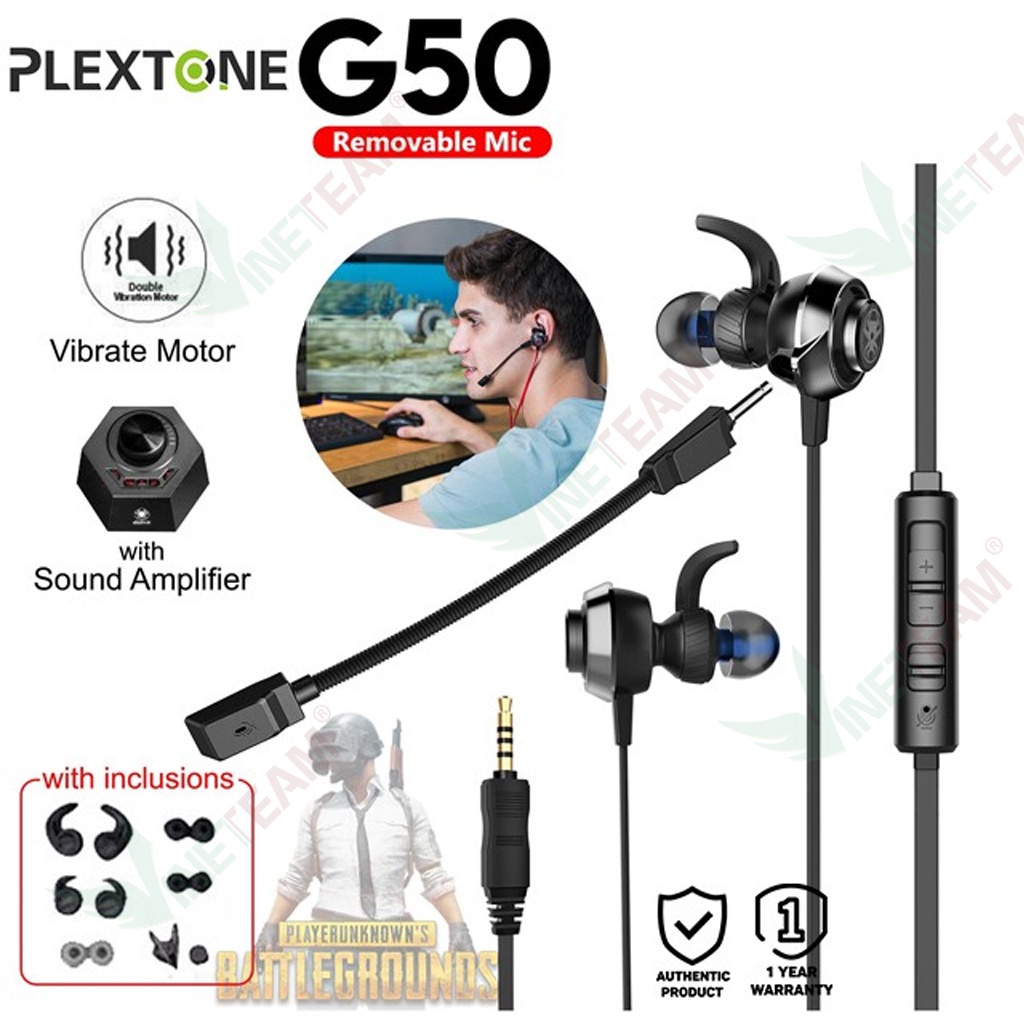 Tai nghe gaming có dây ,chống ồn có mix Plextone G50 - tai nghe chơi game cho Game thủ chuyên nghiệp kèm DAC -DC4668