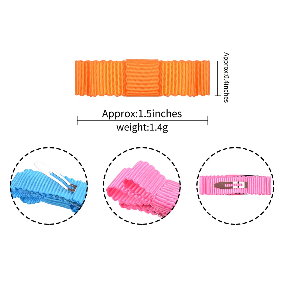 KIDSBOWS Kẹp Tóc Ruy Băng Mini Với Nhiều Màu Sắc Cho Bé