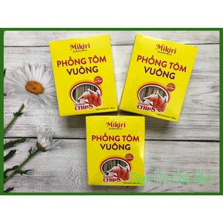 Bánh phồng tôm vuông Mkiri 400g - đậm vị tôm