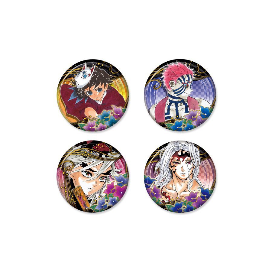 ( P2 ) Huy hiệu cài áo in hình KIMETSU NO YAIBA THANH GƯƠM DIỆT QUỶ anime chibi