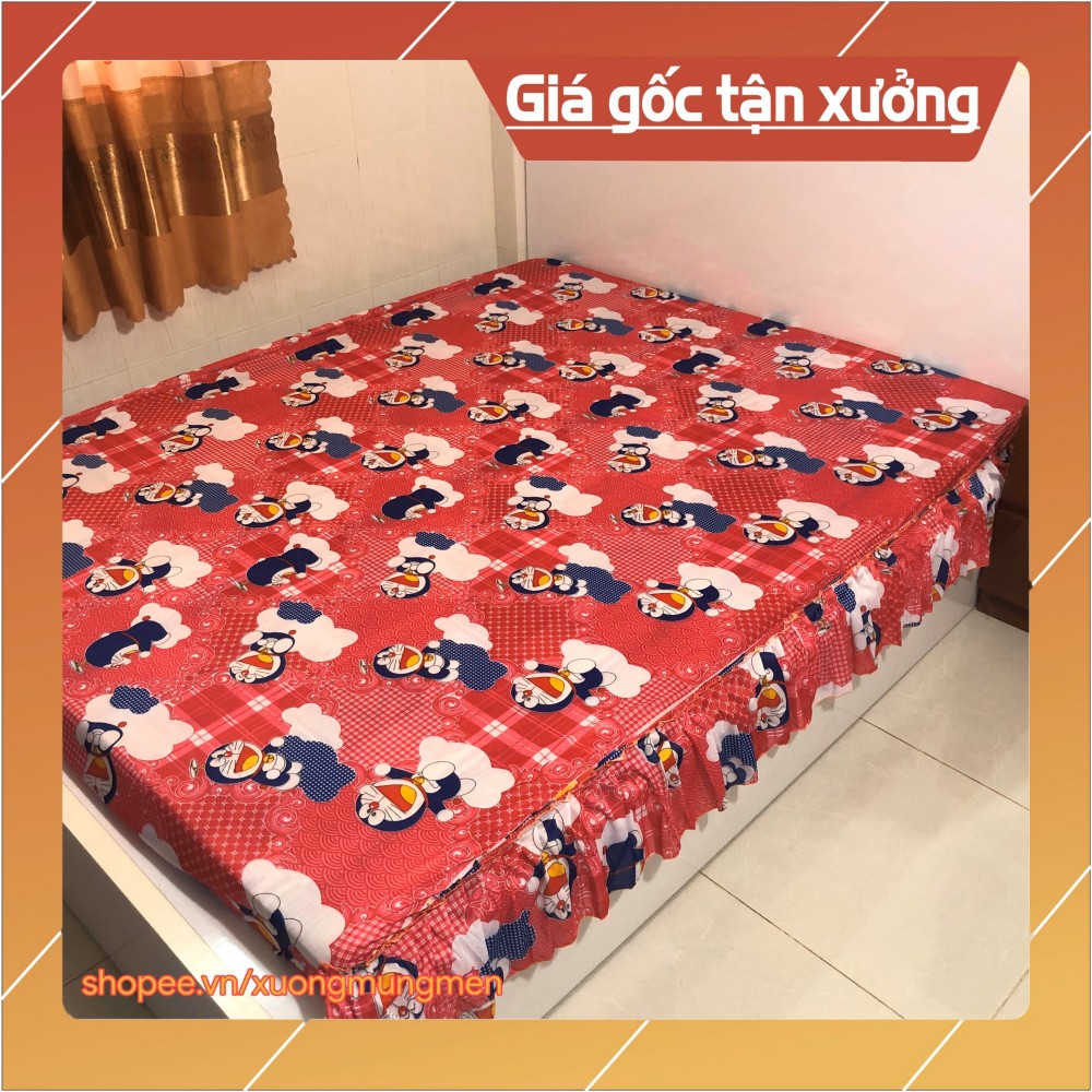 Ga thun lạnh có rèm phủ đủ size nệm