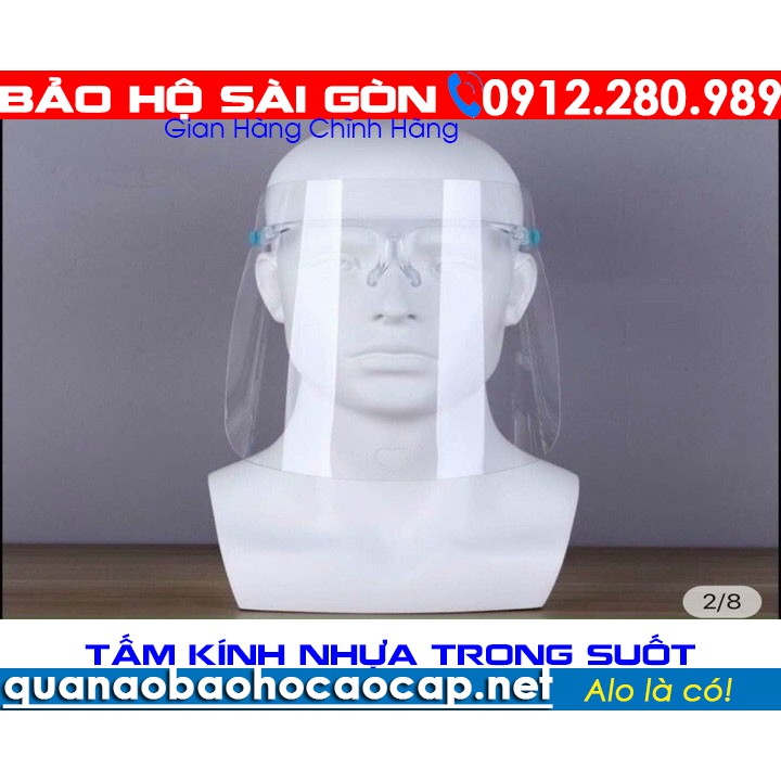kích chống trong suốt giọt bắn bảo vệ mặt ngăn ngừa bụi