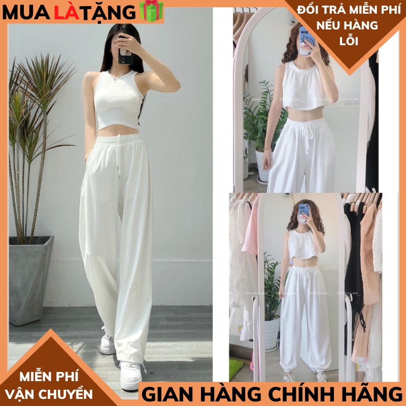 Sét bộ thể thao unisex áo croptop nữ kèm quần jogger chất thun co dãn ,ulzzang phong cách hàn quốc XƯỞNG MAY TIT COJ 2