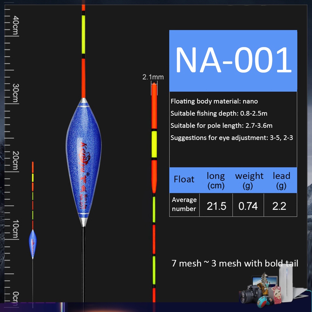 Phao câu cá nano thông minh cảm biến trọng lực cao cấp