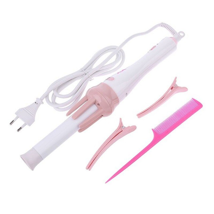 Máy uốn tóc xoăn tự động mini – Máy làm tóc, uốn tóc xoăn (tặng kèm lược và kẹp)