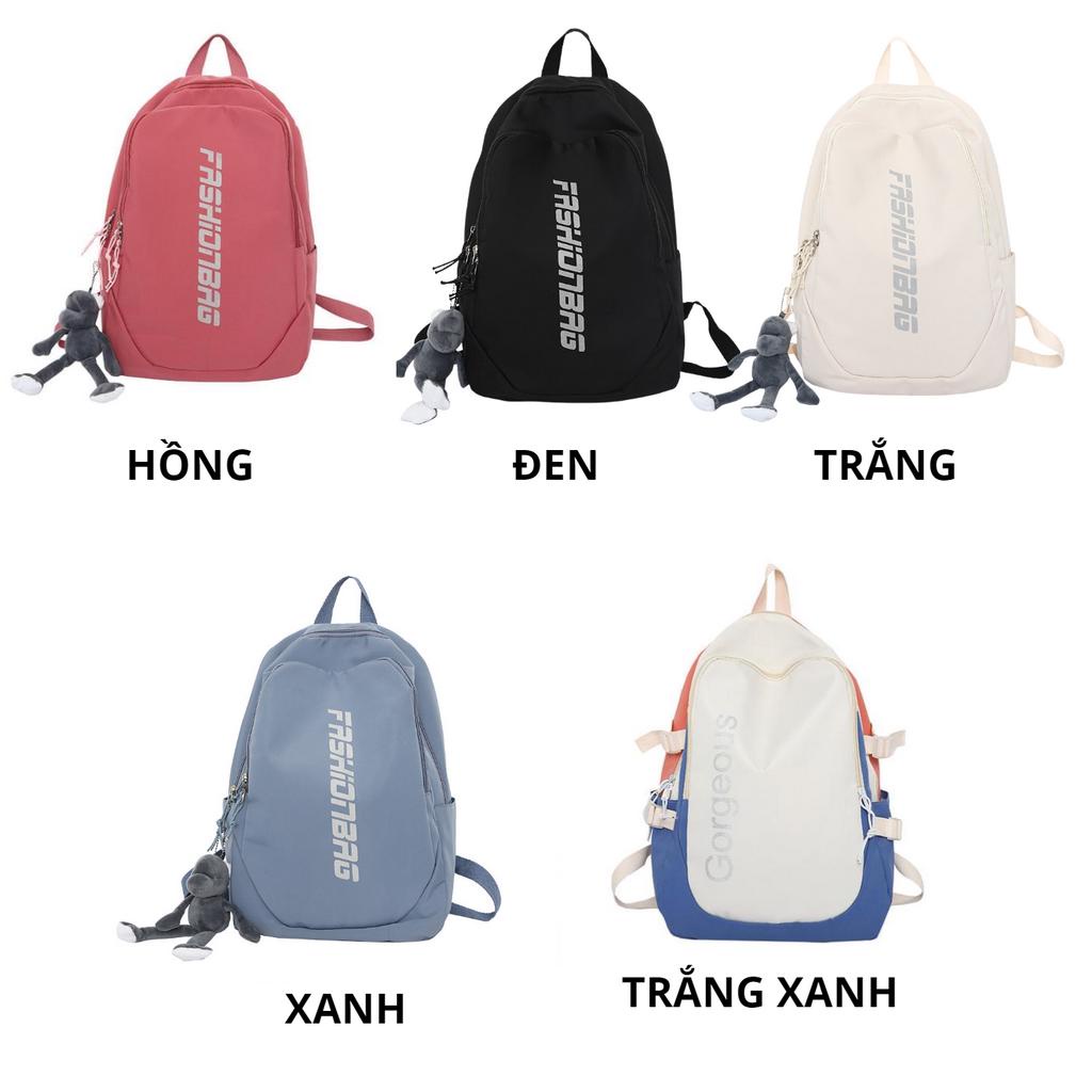 Balo nữ nam balo đi học nhiều ngăn, đẹp đi chơi đựng laptop phong cách ulzzang unisex LADONA BL6