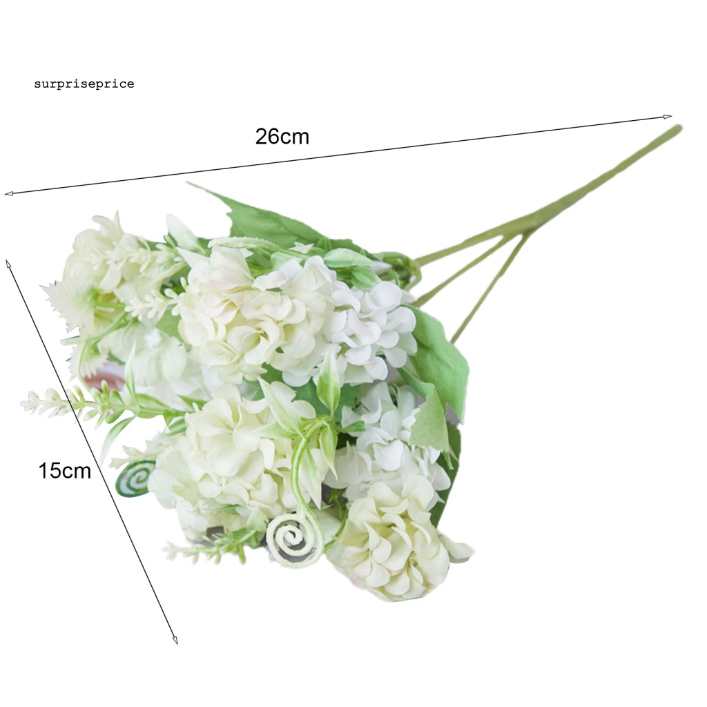 Bó Hoa Tú Cầu Giả Bằng Lụa Trang Trí Tiệc Cưới