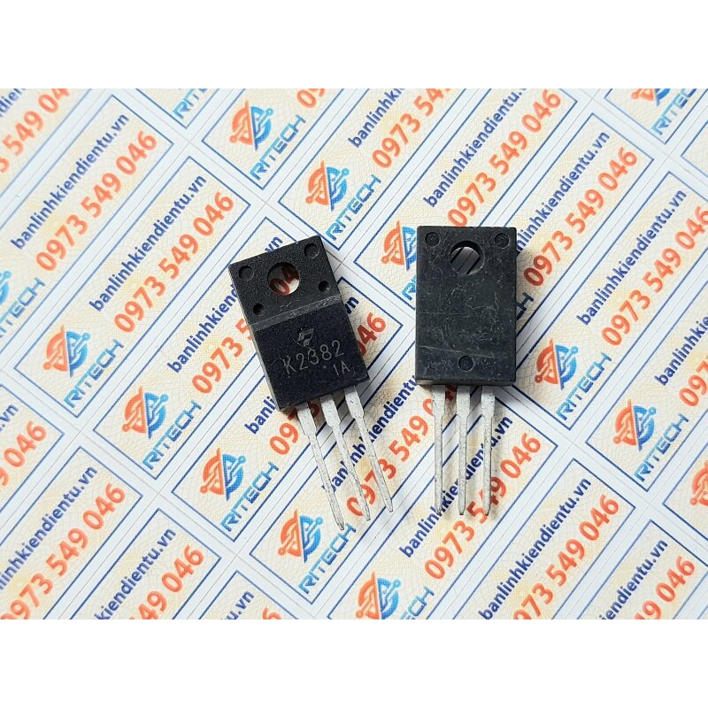 [Combo 3 chiếc] K2382 2SK2382 Mosfet kênh-N 200V 15A TO-220