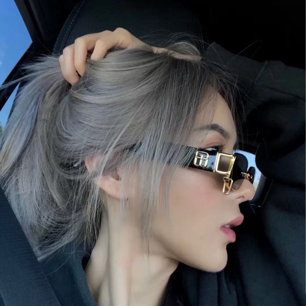 Kính Mát Hình Chữ Nhật Màu Vàng Kim Gm KRIS WU Series GW 002 03 (BK)
