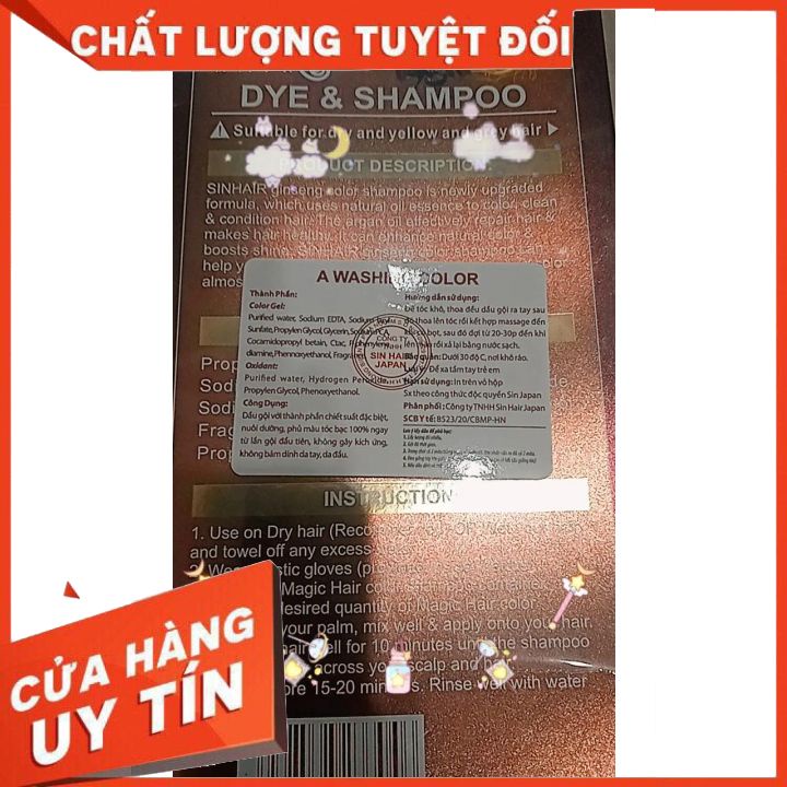 GỘI NÂU ,ĐEN SIN 500ML nuôi dưỡng tóc khỏe,suôn mượt  óng ả ,cải thiện khô xơ,hư tổn tóc nát,bảo vệ tóc khỏe.