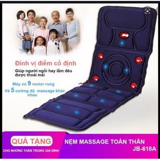 Hcm nệm hanln massage toàn thân 9 điềm rung mạnh 2022