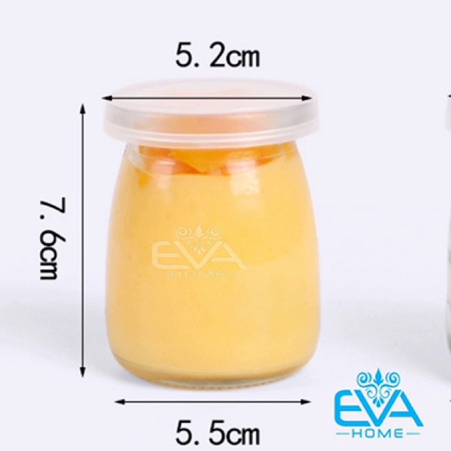 Hộp 12 Hũ Thuỷ Tinh Làm Sữa Chua Pudding Dáng Lùn 100 ML | BigBuy360 - bigbuy360.vn