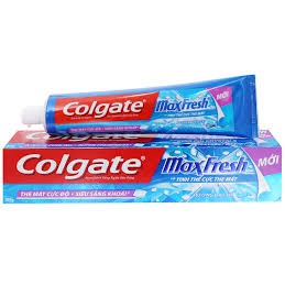 Kem đánh răng Colgate Max Fresh bạc hà 200g/ ngừa sâu răng TẶNG KÈM BÀN CHẢI 250g