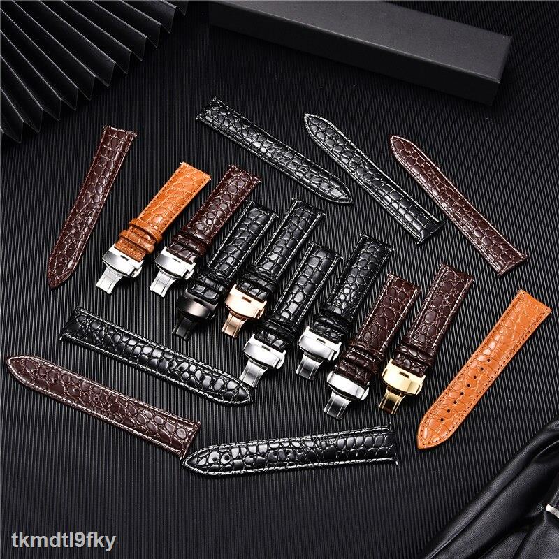 Chính Hãng Dây Đeo Da Cá Sấu 20mm 22mm Cho Đồng Hồ Samsung Gear S3 S2 Galaxy 42 / 46mm Active
