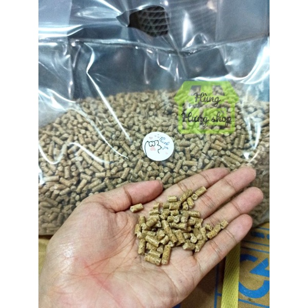 [Hỏa tốc]1kg Cát đậu nành hữu cơ vệ sinh cho mèo siêu tiết kiệm siêu hút mùi - rẻ ,lót chuồng hamster hạt lớn
