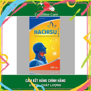 Viên uống HACHISU PLUS giúp giảm viêm họng , viêm amidam Hộp 60 viên
