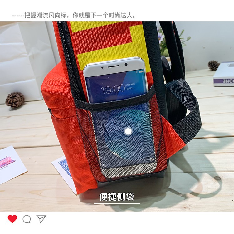 Balo họa tiết NIKE thời trang Hàn Quốc tiện dụng cho học sinh nam nữ