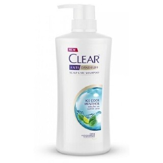 [TẶNG Nước Xả Comfor 580ml] Chai Dầu Gội Clear Bạc Hà Thái Lan