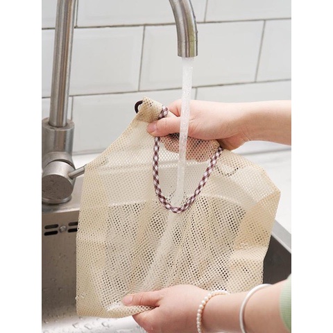 Túi Lưới Đựng Đồ Hành Tỏi Rau Củ Quả Nhà Bếp Tiện Lợi Mỹ Phẩm Nhà Tắm