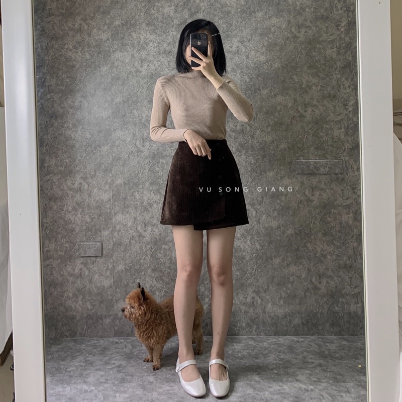 [ẢNH THẬT SHOP TỰ CHỤP] Áo len body cổ 3p | BigBuy360 - bigbuy360.vn