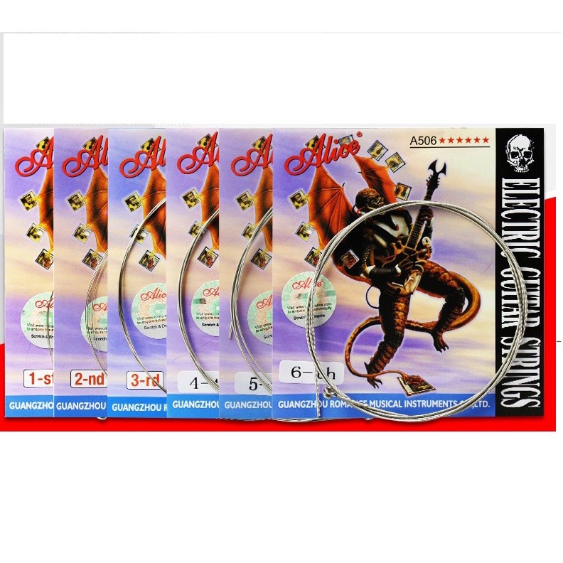 Bộ dây đàn guitar Alice A506 dây điện cho đàn Electric & Dây lẻ từ 1 đến 6