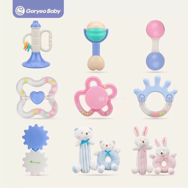 Set Đồ Chơi Cho Bé Xúc Xắc Goryeo Baby Hàn Quốc Có Gặm Nướu (Có Hộp) Shop Mẹ Gạo