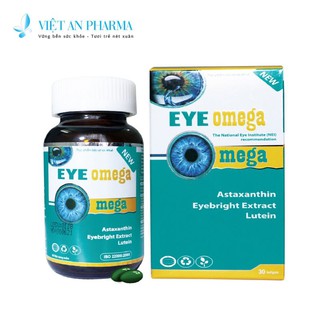 Viên Uống Bổ Mắt, Eye Omega Đại Đức Mạnh, Bổ Sung Dưỡng Chất Cho Mắt, Giảm Tình Trạng Mờ Mắt, Lọ 30 Viên, vietanpharma