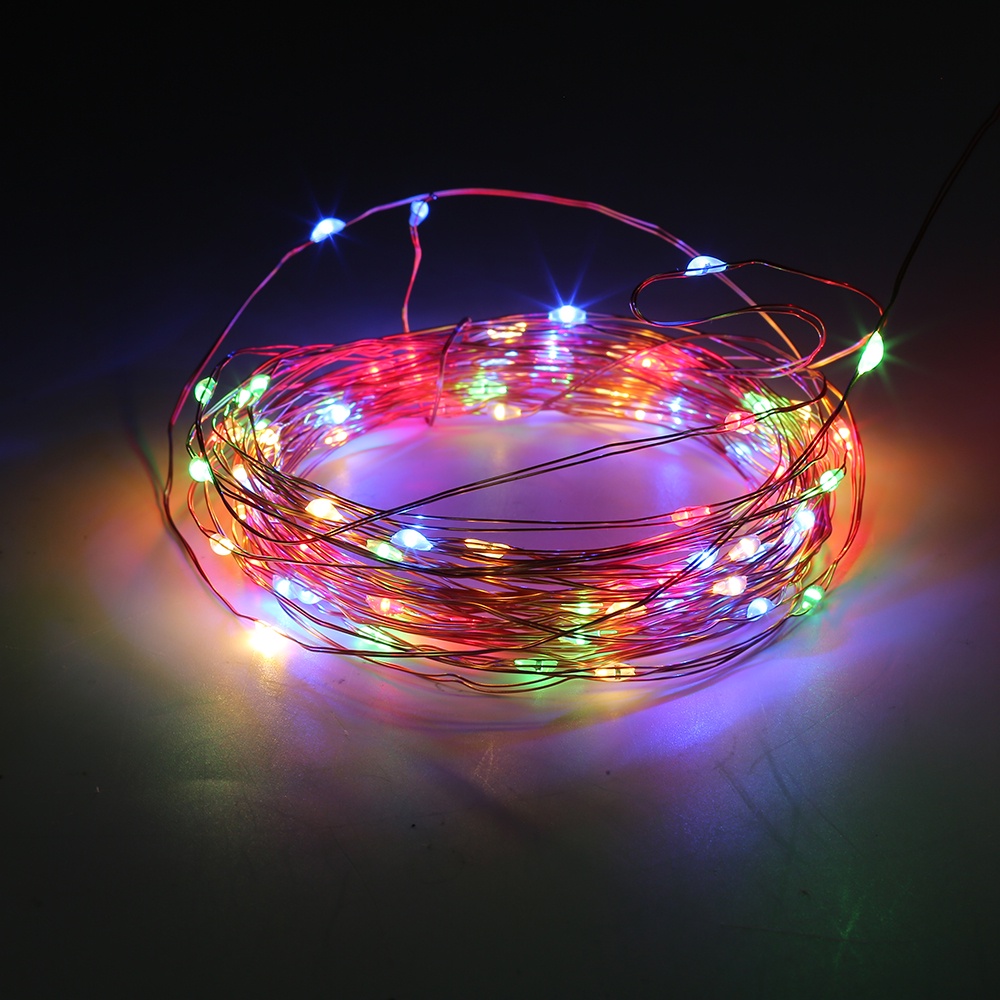 ღ Giáng Sinh Led Dây Đèn 2023 Cây Giáng Sinh Cưới Trang Trí Tiệc Ngày Lễ Chiếu Sáng Tiên Vòng Hoa Dây Đồng Bóng Đèn 1/5/10M