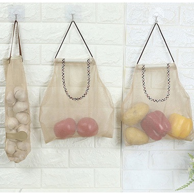 Túi Lưới Đa Năng Treo Tường Đựng Trái Cây