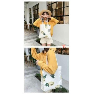 [FREESHIP ĐƠN TỪ 50K] [Túi tote] Túi vải nhiều quả dứa HARI1120