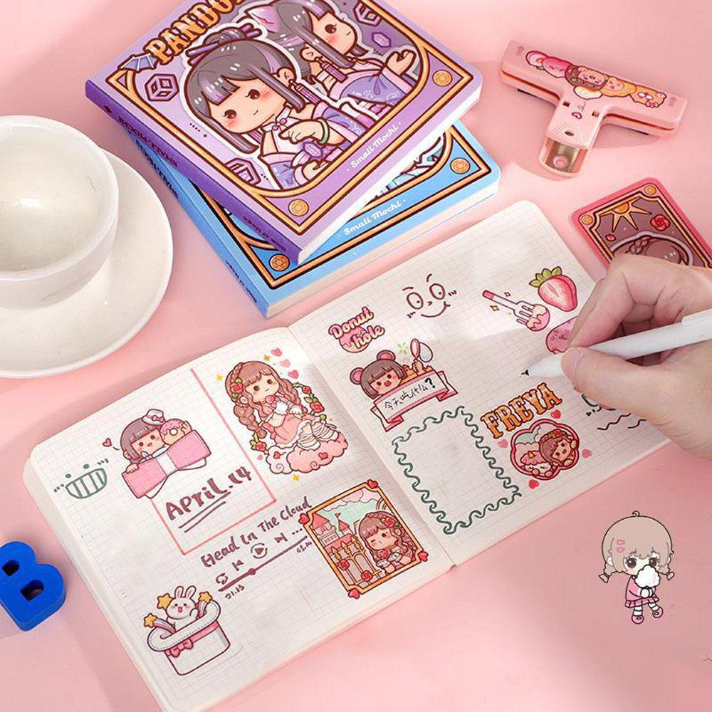 PISTA Bộ Sticker Dán Trang Trí Sổ Tay Hình Nàng Tiên Xinh Xắn