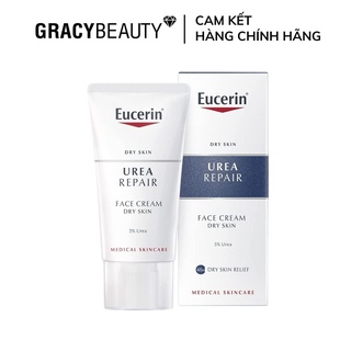 Kem dưỡng phục hồi Eucerin Dry Skin Face Cream Urea Repair 5% 50ml