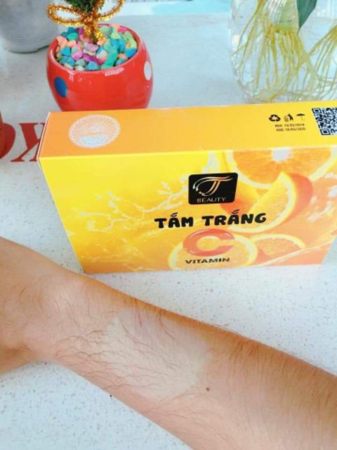 Tắm trắng Cam Vitamin C chính hãng