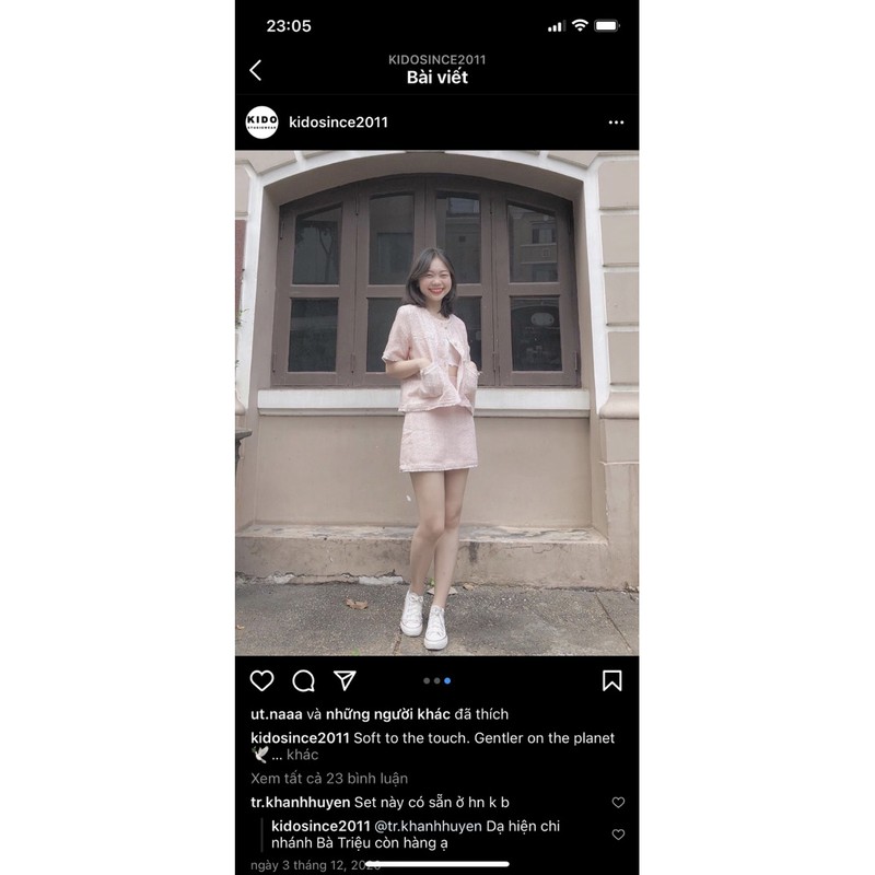 SET HỒNG KIDO SIZE S