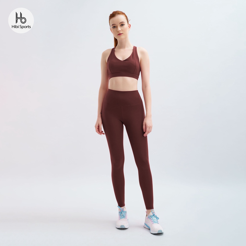 Set đồ tập yoga Hibi Sports H133 Limited Edition - Áo bra 4 dây đan nơ, quần lưng