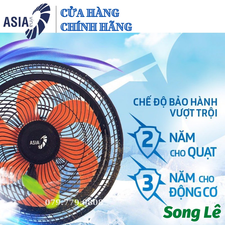 Quạt lửng ASIA vina turbo ATB 1601 - 80W - Cánh 40cm